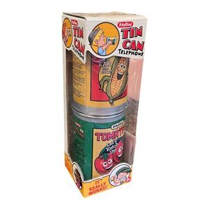 NEW‎ IN BOX Schylling Tin Can Telephone 35001 Classic Toy Game 2017